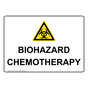 Biohazard Chemotherapy Sign With Symbol NHE-26815