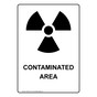Contaminated Area Sign for Hazmat NHEP-16417