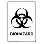 Portrait Biohazard Sign With Symbol NHEP-26816