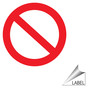 Prohib Blank Symbol Label for Custom LABEL_PROHIB_Blank