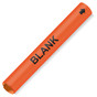 Coiled Black-on-Orange Blank or Custom Pipe Marker CS640300