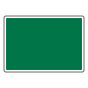 Facilities Blank Write-On Sign NHE-GREEN-L_BLANK