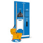 Blue Clean and Mop Shadow Board with Tools and White Shadows