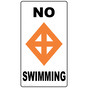 No Swimming Label for Recreation NHE-17791