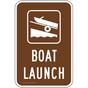Boat Launch Sign for Recreation