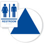Blue on White California Title 24 Unisex Restroom Sign Set RRE-110_DCT_Title24Set_Blue_on_White