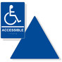 Blue on White California Title 24 Accessible Men's Restroom Sign Set RRE-190_DT_Title24Set_White_on_Blue