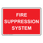 Fire Suppression System Sign NHE-26927
