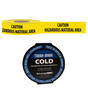 CAUTION HAZARDOUS MATERIAL AREA Tough-Mark Cold Message Floor Tape - 50 Ft.