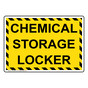 Chemical Storage Locker Sign NHE-26993