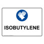 Isobutylene Sign With PPE Symbol NHE-37390