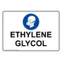 Ethylene Glycol Sign With Symbol NHE-38550