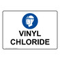 Vinyl Chloride Sign With Symbol NHE-38813