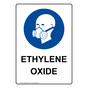 Portrait Ethylene Oxide Sign With Symbol NHEP-38436