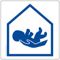 Safely Surrender Your Baby Symbol Sign NHE-9402