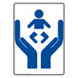 Portrait Child Care Center Symbol Sign NHEP-13813