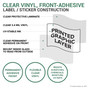 Clear Label Construction