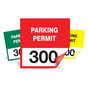 Parking Permit Cling Stickers