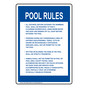 Colorado Pool Rules Sign NHE-15258-Colorado