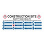 Construction Site Safety And Health Contractor-Grade Banner CS757375