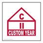 C-II, Concrete, Type II Construction With Year Sign NHE-13749