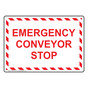Emergency Conveyor Stop Sign NHE-6720