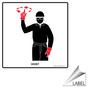 Hoist Movement Hand Signal Label CRANE-417