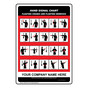 Floating Cranes And Floating Derricks Hand Signals Chart With Custom Text CRANE-122