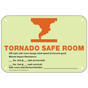 FEMA Tornado Safe Room Weather Shelter Sign NHE-25787