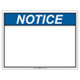 ANSI Notice Header Blank EZMake Labels CS239268
