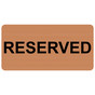 Copper Engraved RESERVED Sign EGRE-16811_Black_on_Copper