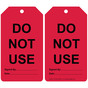 Red DO NOT USE Safety Tag CS773163