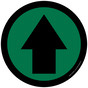 Green Graphic [Arrow] Pavement or Floor Label CS160245