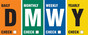 TPM Inspection Tags, 100 pk 5x3 in. 10 mil Polyolefin
