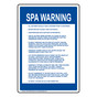 Delaware Spa Warning Sign NHE-15264-Delaware