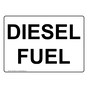 Diesel Fuel Sign NHE-28282