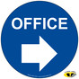 Office With Right Arrow Floor Label NHE-18755