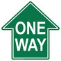 One Way Floor Label CS220204