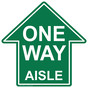 One Way Aisle Floor Label CS477882