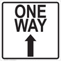 One Way [Up Arrow] Floor Label CS674751