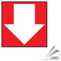 Down Arrow Symbol Label for Directional LABEL_SYM_117_c