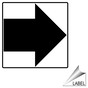 Right Arrow Symbol Label for Directional LABEL_SYM_119