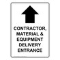 Portrait Contractor, Material And Sign With Symbol NHEP-28830