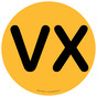 DOD 6055 Vx Type Nerve Agents Hazmat Sign DOD-011