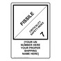 DOT FISSILE CRITICALITY SAFETY INDEX Sign With Custom Text DOT-13238-CUSTOM