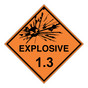 DOT Explosive 1.3 Hazmat Sign DOT-9847