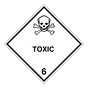 DOT Toxic 6 Hazmat Sign DOT-9894