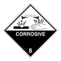 DOT Corrosive Hazmat Sign DOT-9906
