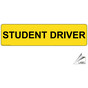 Student Driver Label for Transportation NHE-14446