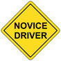 Novice Driver Sign for Transportation NHE-15853